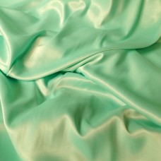 Ткань Атлас королевский стрейч (мятный)